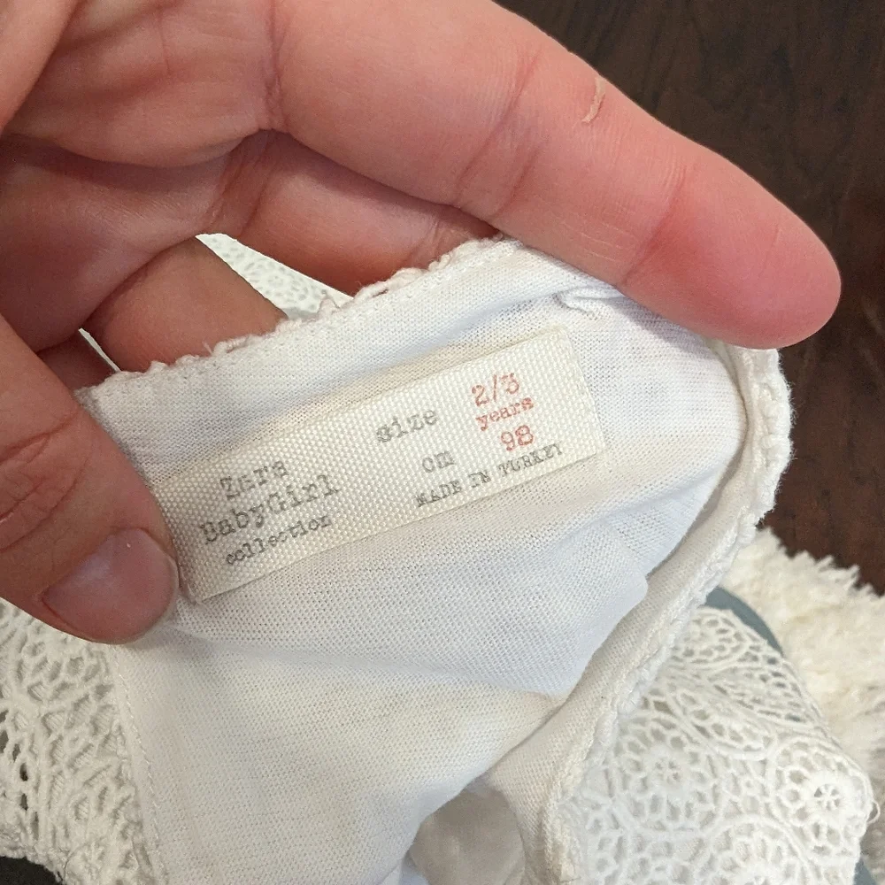 Zara girls white
